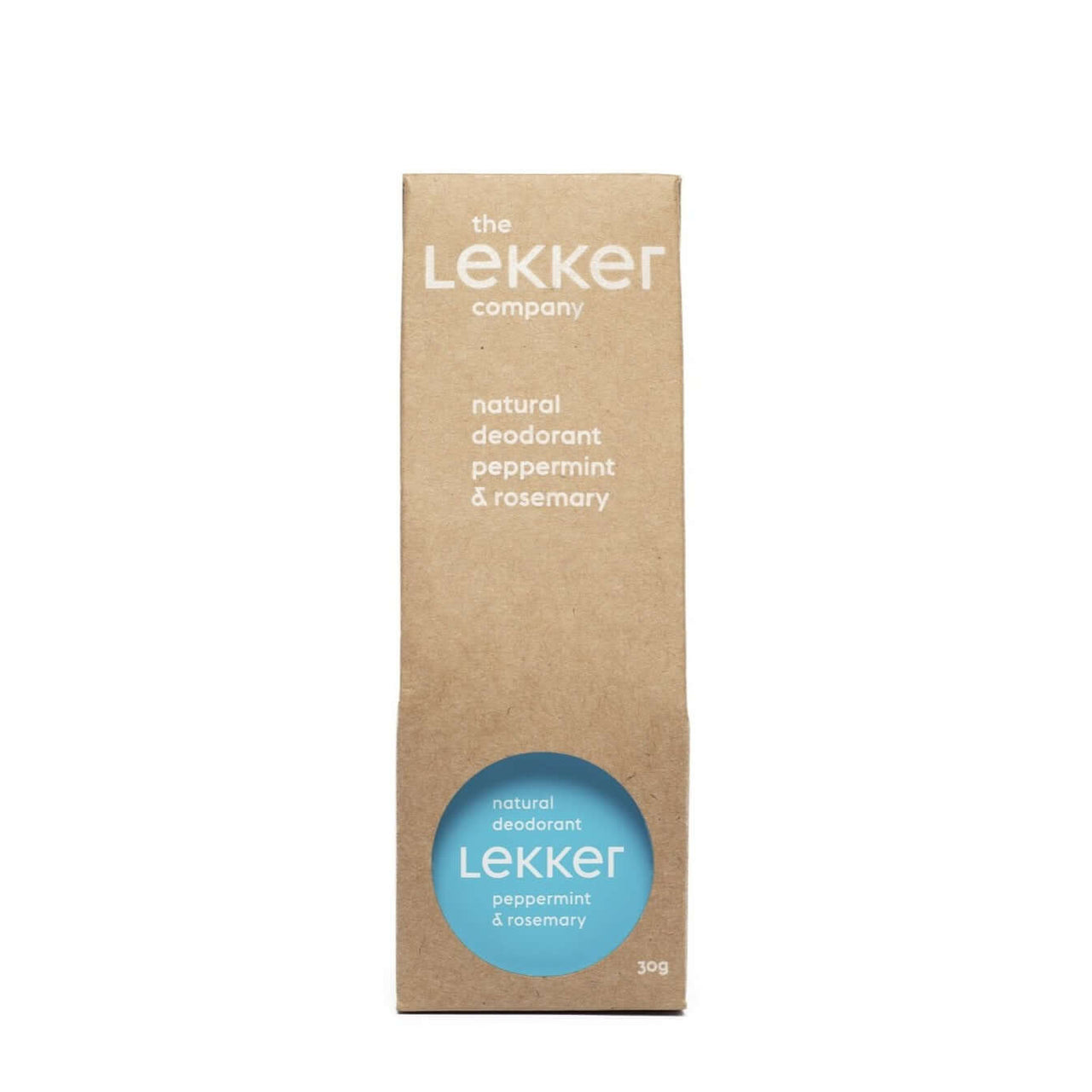 The Lekker Company Natural Deodorant PEPPERMINT and ROSEMARY