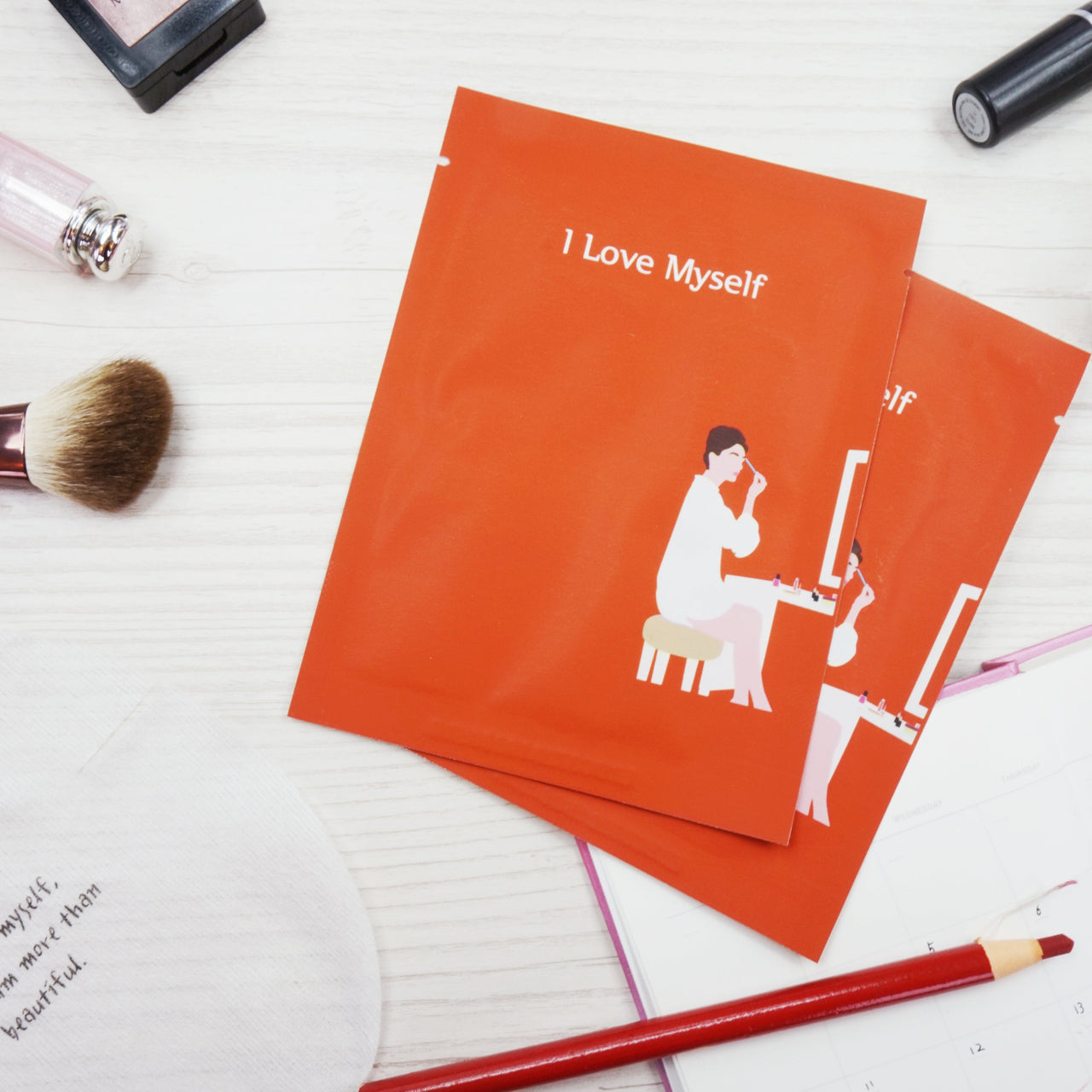 PACK age VEGAN Μάσκα Προσώπου - I LOVE MYSELF MAKEUP BOOSTING MASK