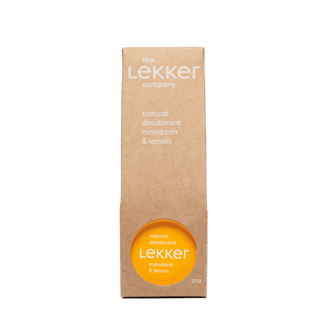 The Lekker Company Natural Deodorant MANDARIN & LEMON