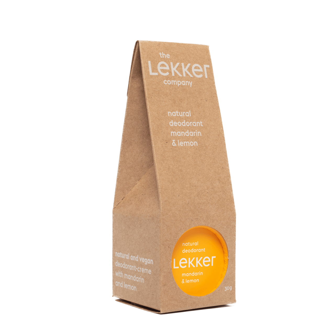 The Lekker Company Natural Deodorant MANDARIN & LEMON